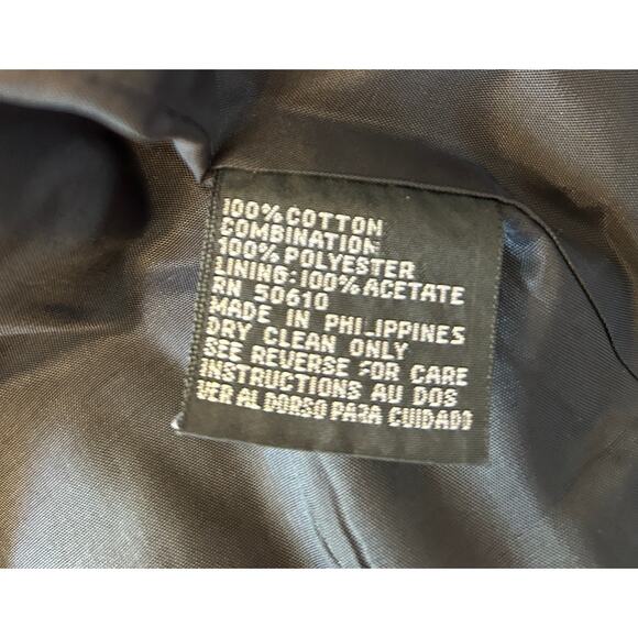 Kasper for A.S.L. Blazer Women's Sz 8 Animal Print Lined Pockets Button Front - Picture 9 of 9